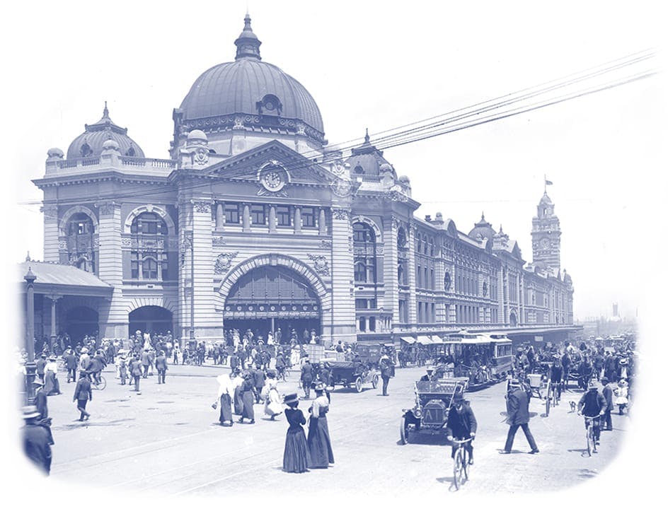 Flinders Street Station was built